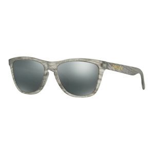 Oakley Frogskins Matte Clear Woodgrain Blk Irid
